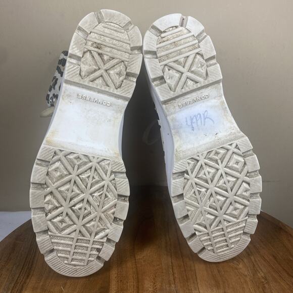 Converse Chuck Taylor All Star Lugged Leopard Womens Animal Print Size 9 Shoes - Picture 7 of 9